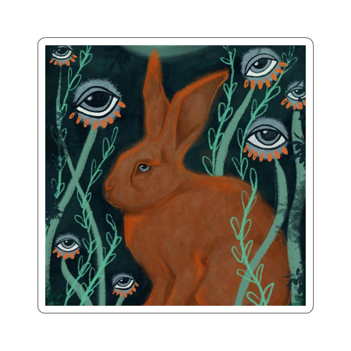 Eyeball Garden Sticker