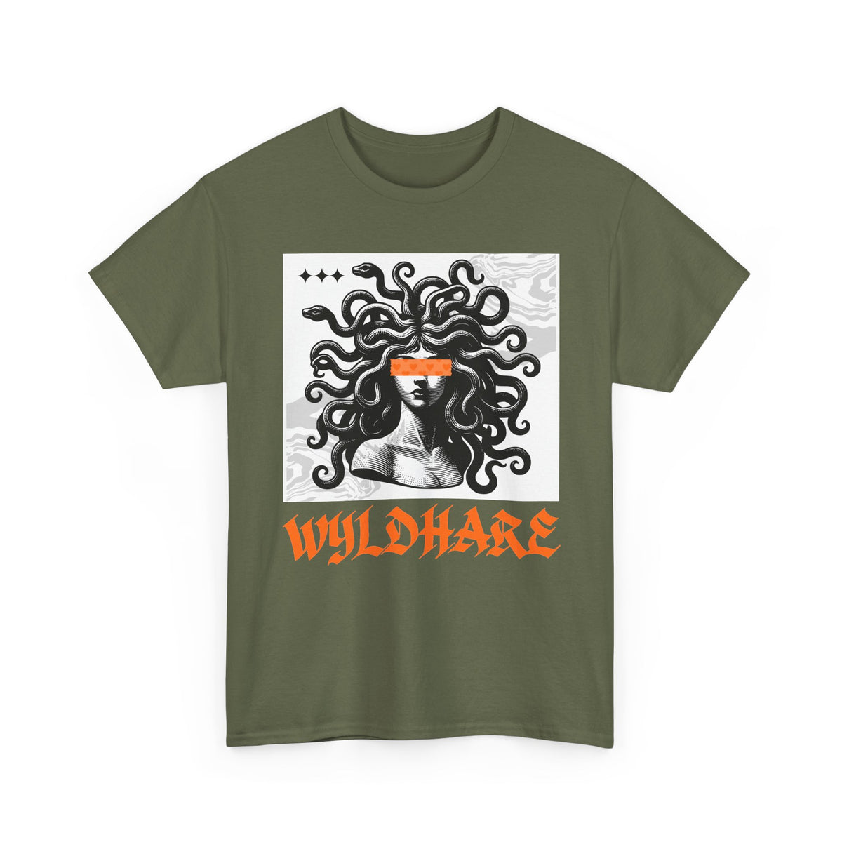 Medusa Graphic Tee — 'WYLDHARE' Streetwear Band Shirt