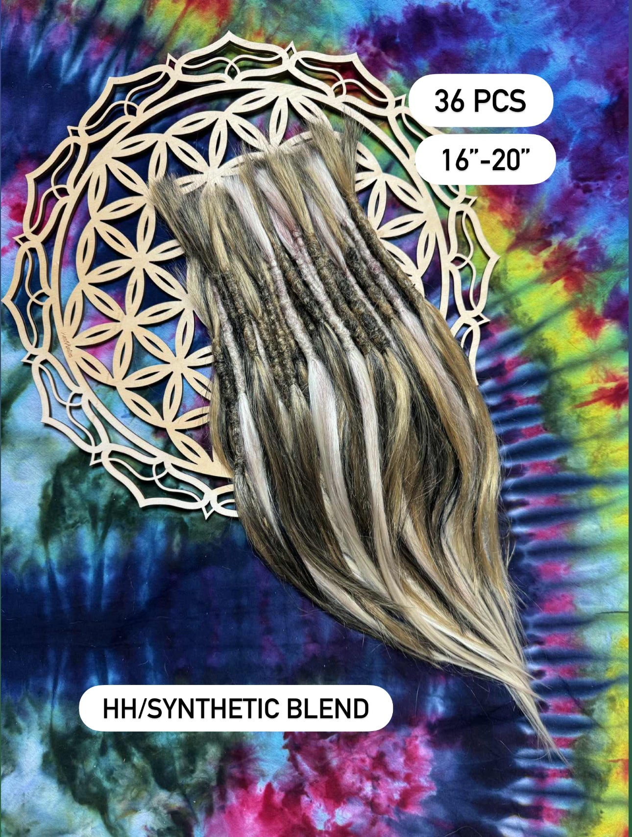 Extensions (36) - human hair/synthetic blend