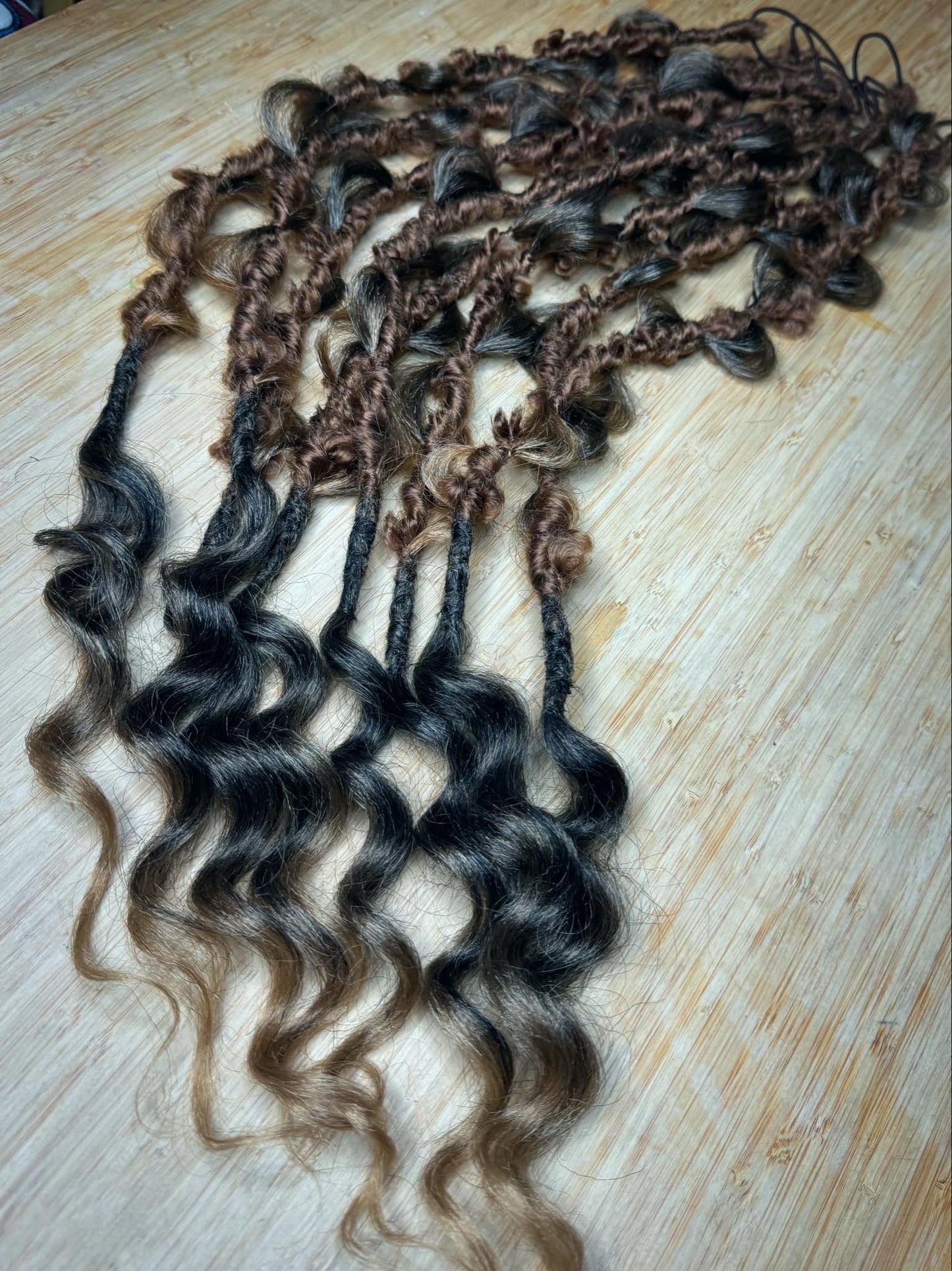 8 Chocolate Fantasy Locs