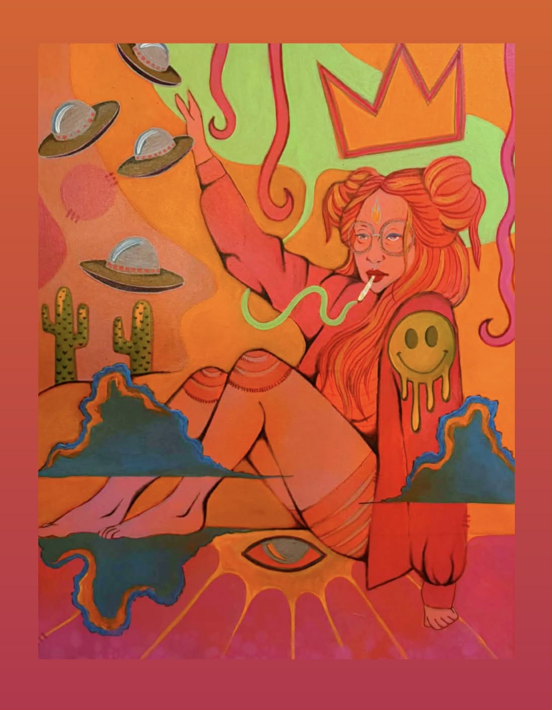 “Trip Sitter” Art Print