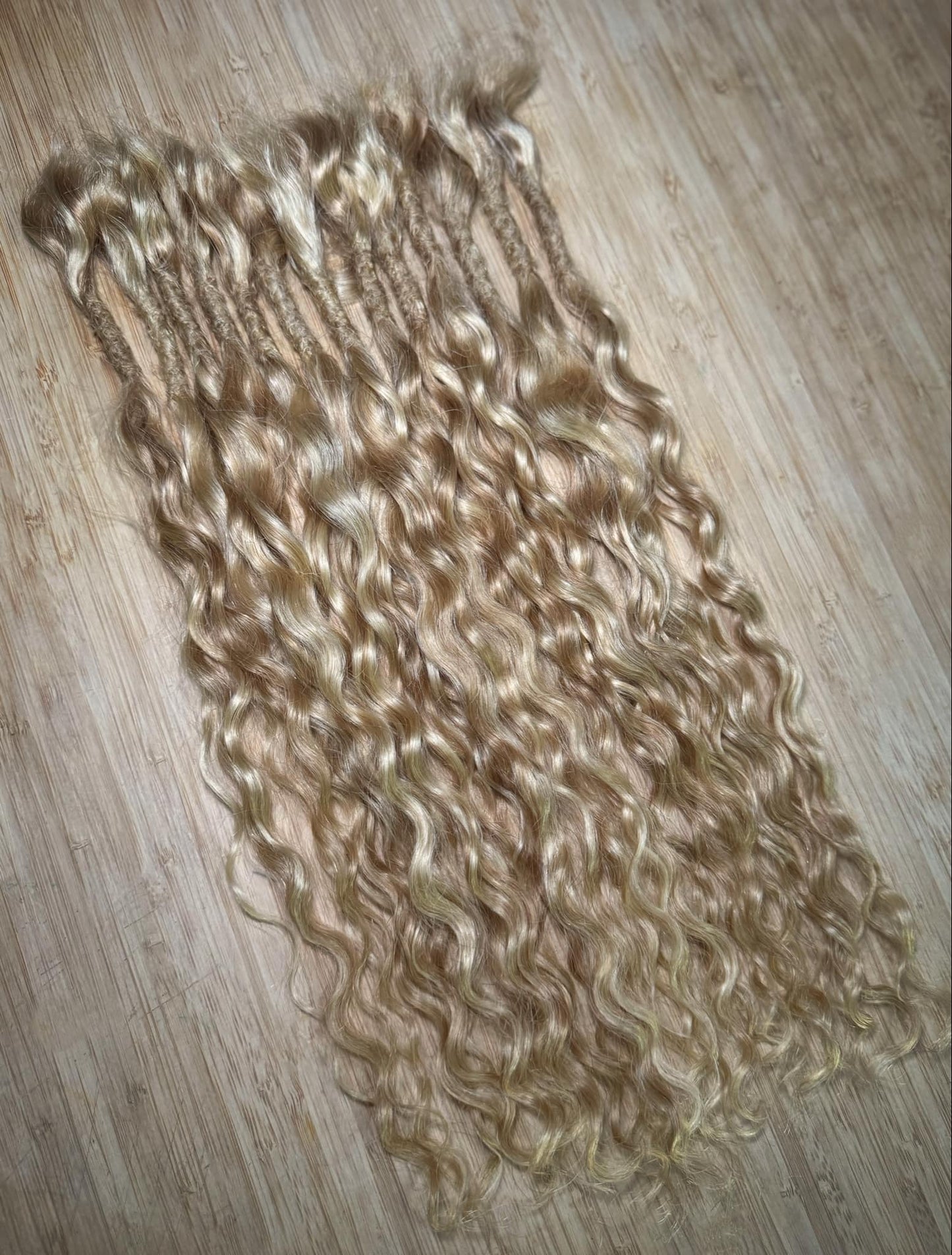 Extension (13) - human hair with water wave curl