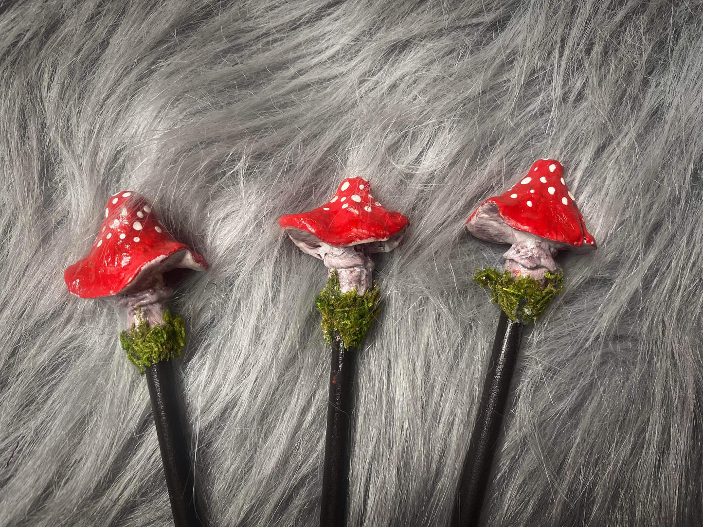 Handmade Mushroom Hair Stick