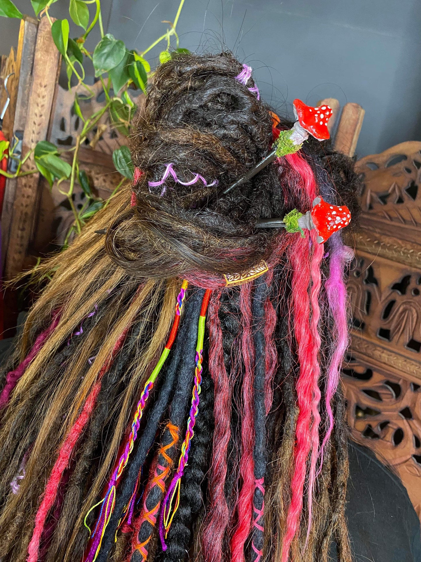 Handmade Mushroom Hair Stick