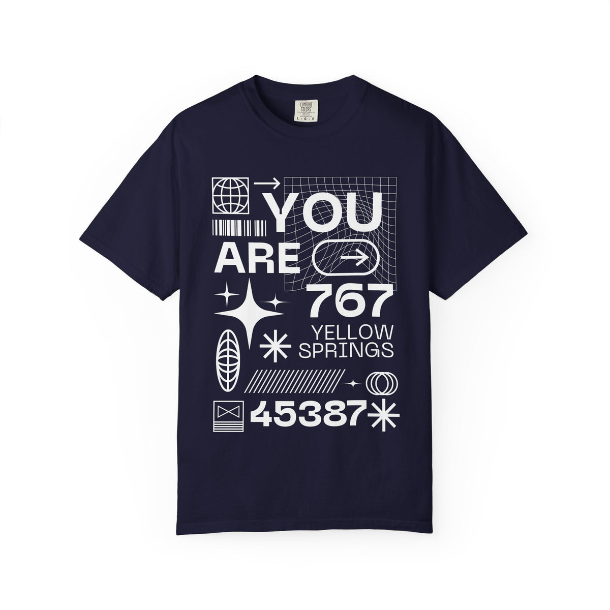 You Are Here 767 Yellow Springs Graphic T-Shirt