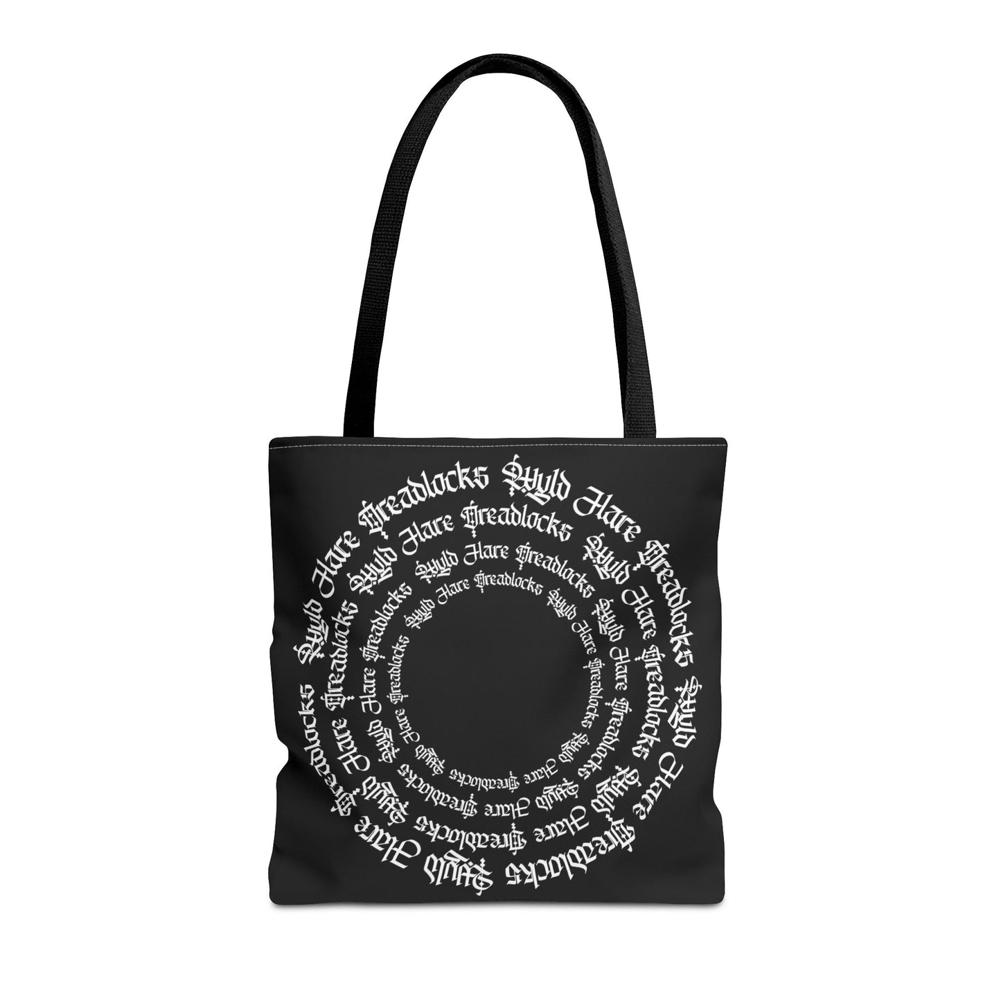 Gothic Circle Tote Bag Wyld Hare Dreadlocks, Artwork by Paul Isenberger