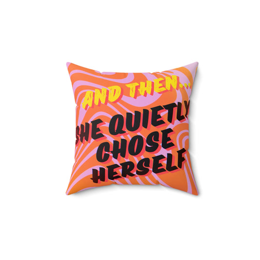 Spun Polyester Square Pillow