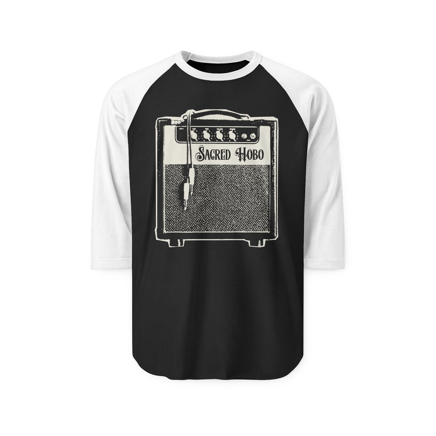 'sacred Hobo' Rock Baseball Tee