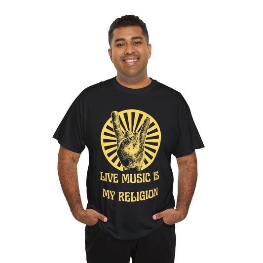 Live Music Is My Religion Tee