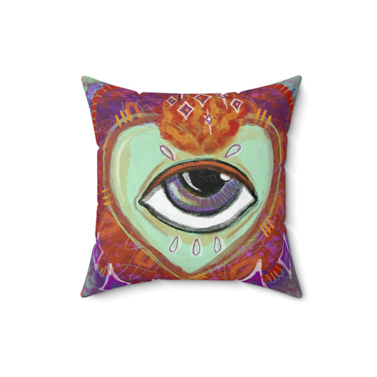 Spun Polyester Square Pillow