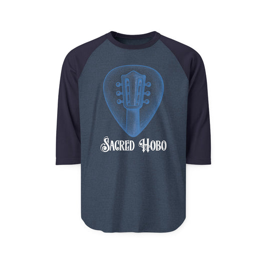 Sacred Hobo Guitar Pick Raglan Shirt