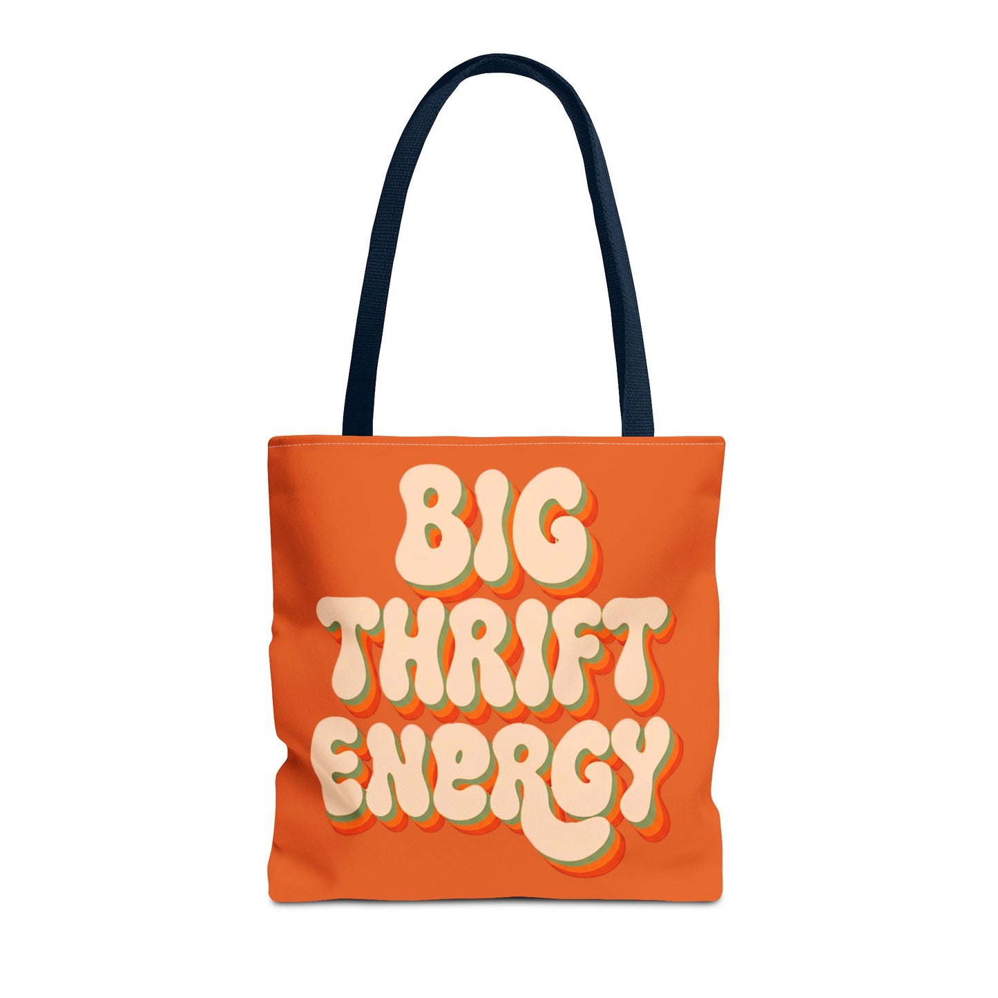 Retro "Big Thrift Energy" Tote Bag - Vintage-Inspired Reusable Shopping Tote