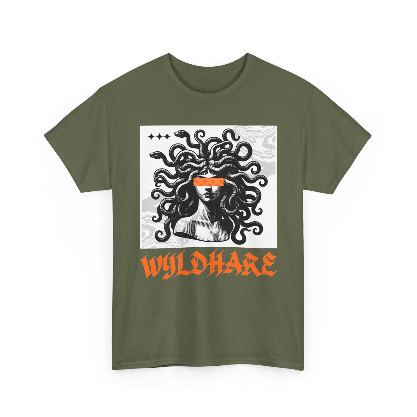 Medusa Graphic Tee — 'WYLDHARE' Streetwear Band Shirt