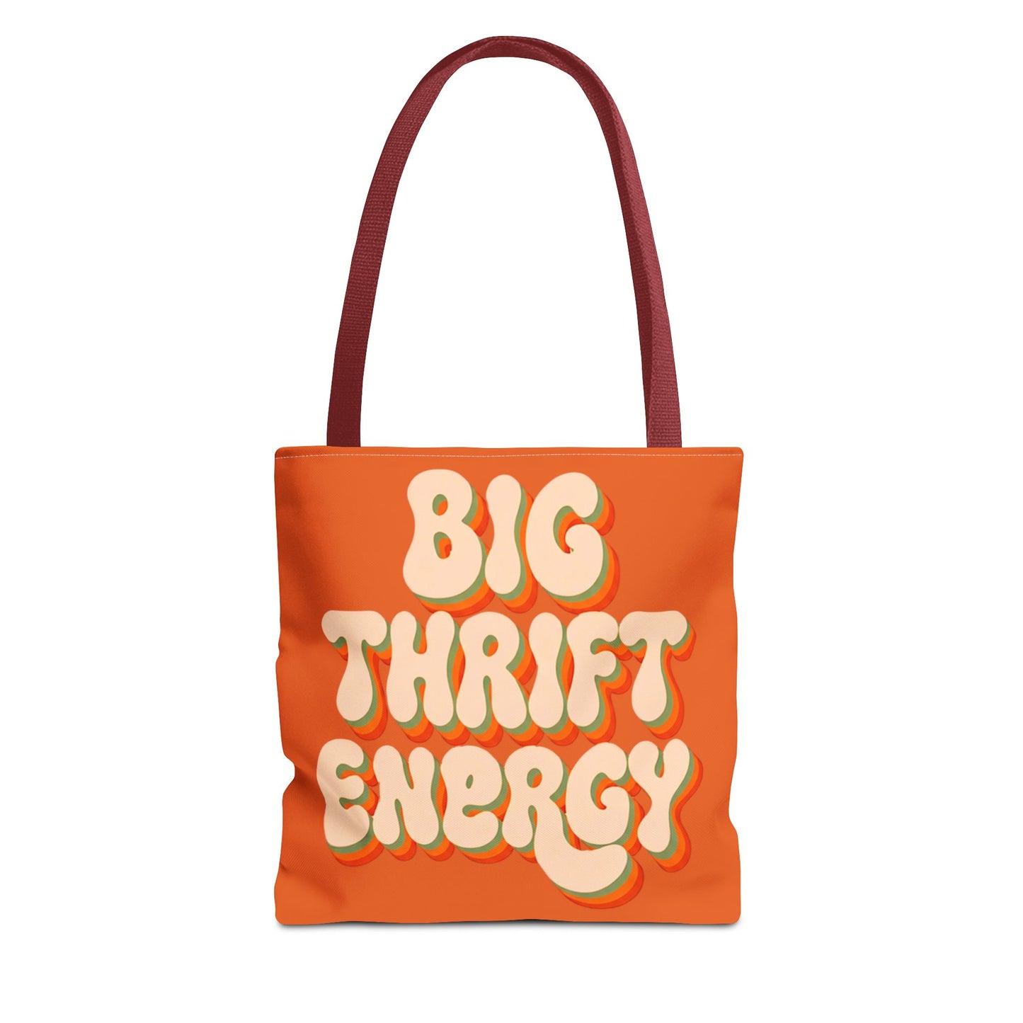 Retro "Big Thrift Energy" Tote Bag - Vintage-Inspired Reusable Shopping Tote