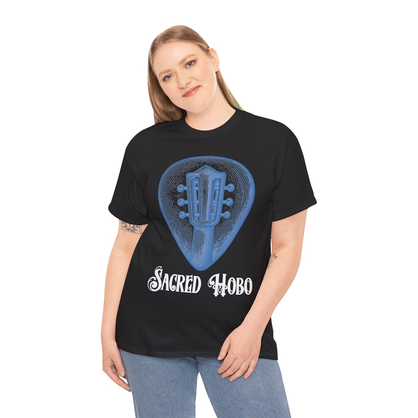 sacred Hobo Guitar Pick T‑Shirt