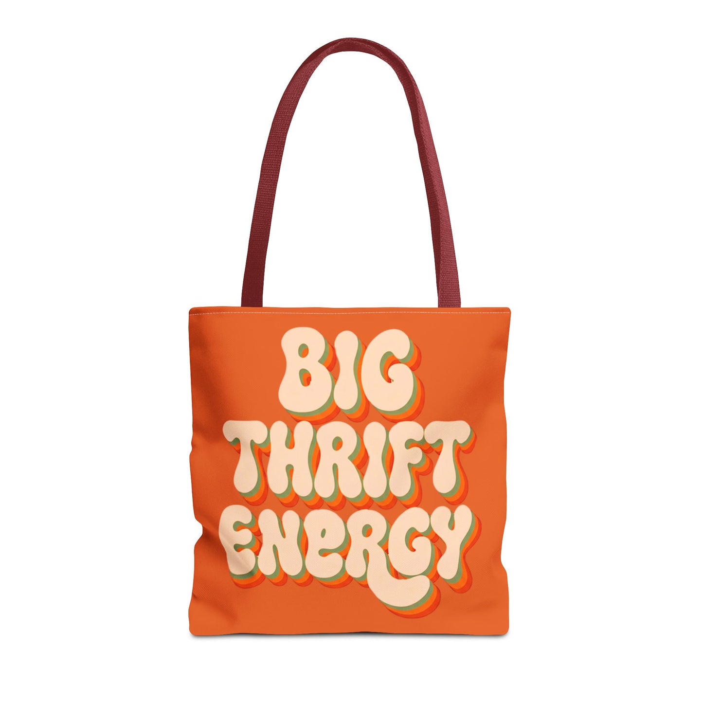 Retro "Big Thrift Energy" Tote Bag - Vintage-Inspired Reusable Shopping Tote