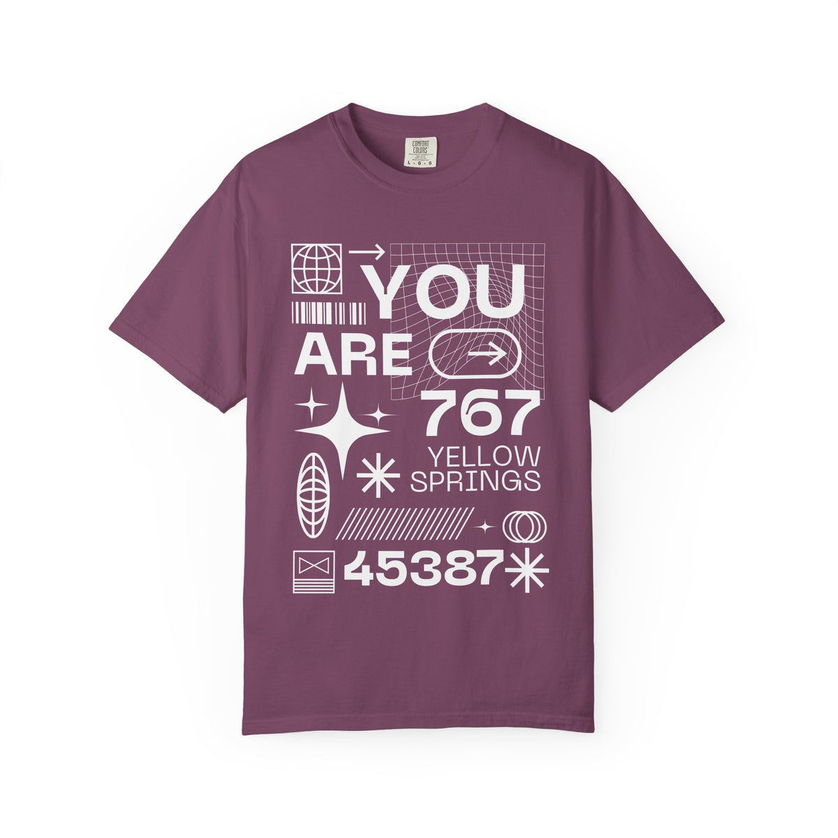 You Are Here 767 Yellow Springs Graphic T-Shirt