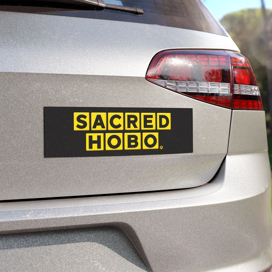 sacred Hobo car magnet