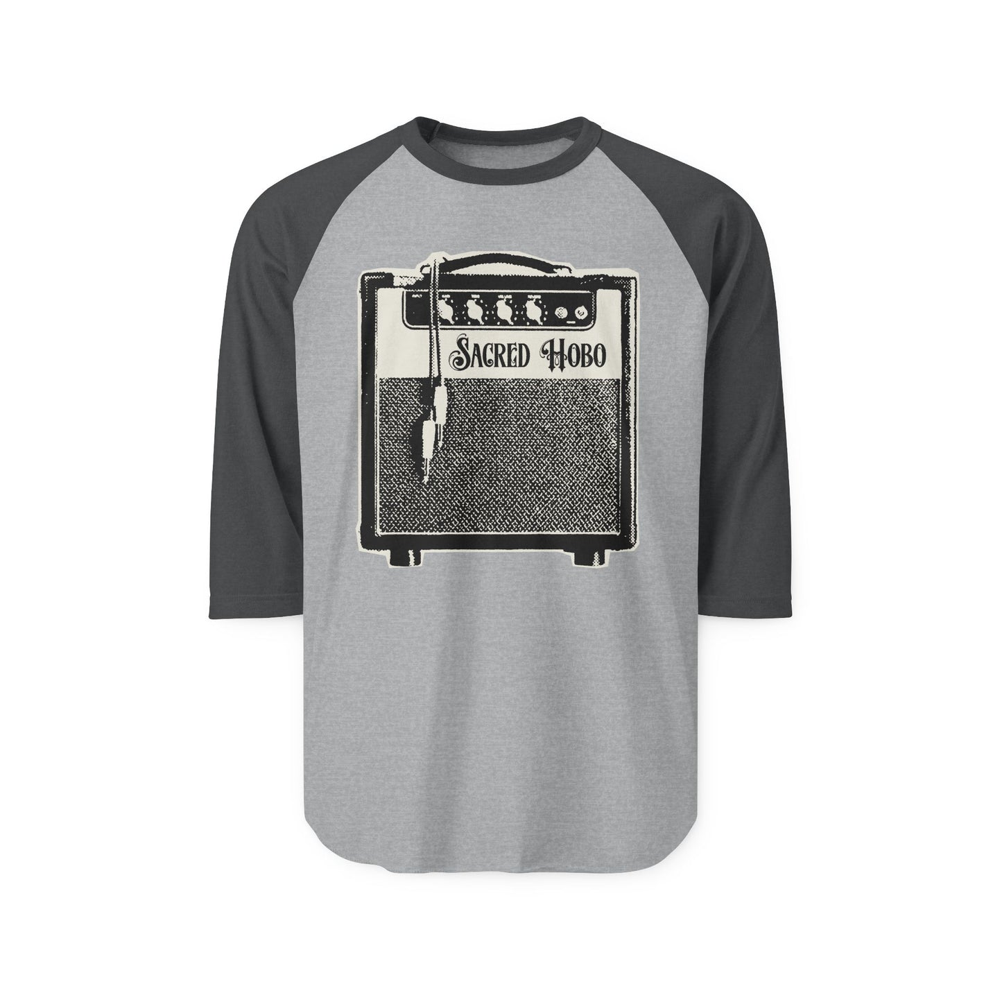 'sacred Hobo' Rock Baseball Tee