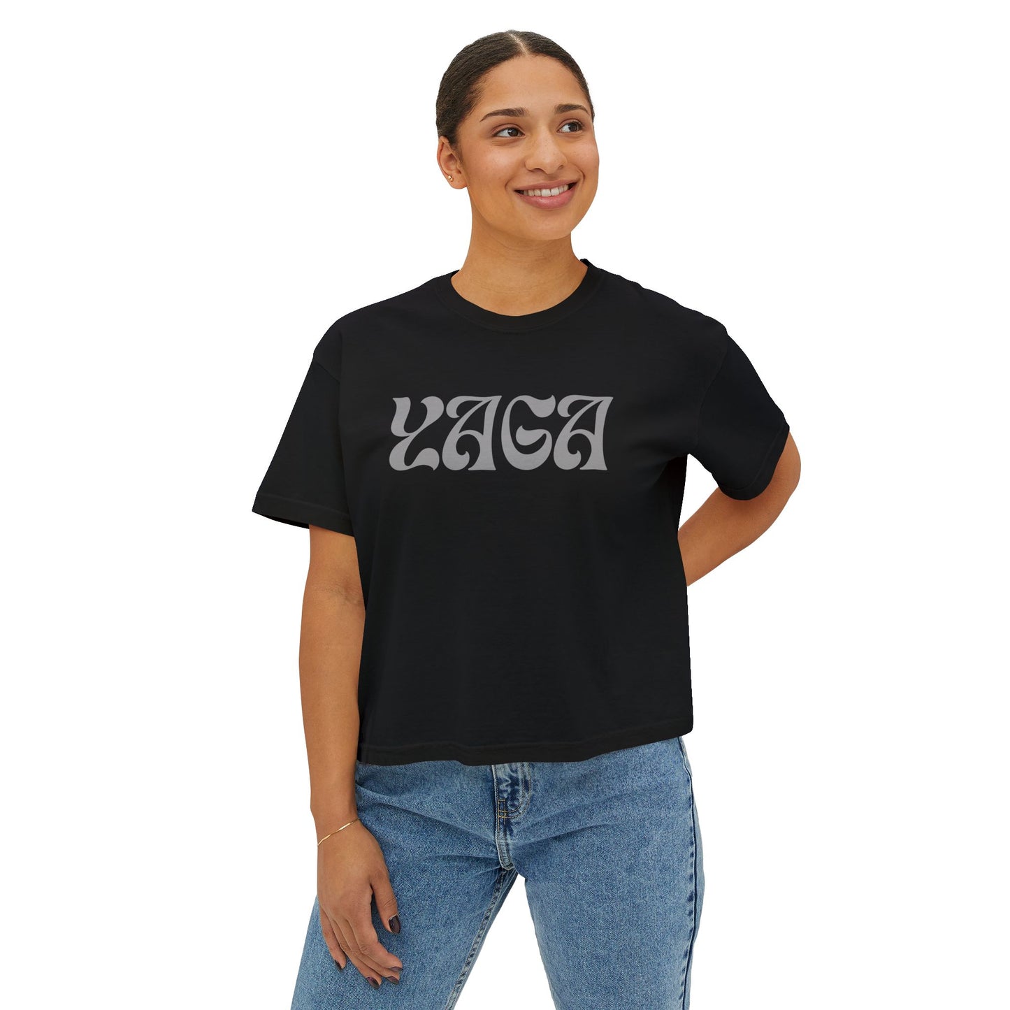 YAGA cropped tee