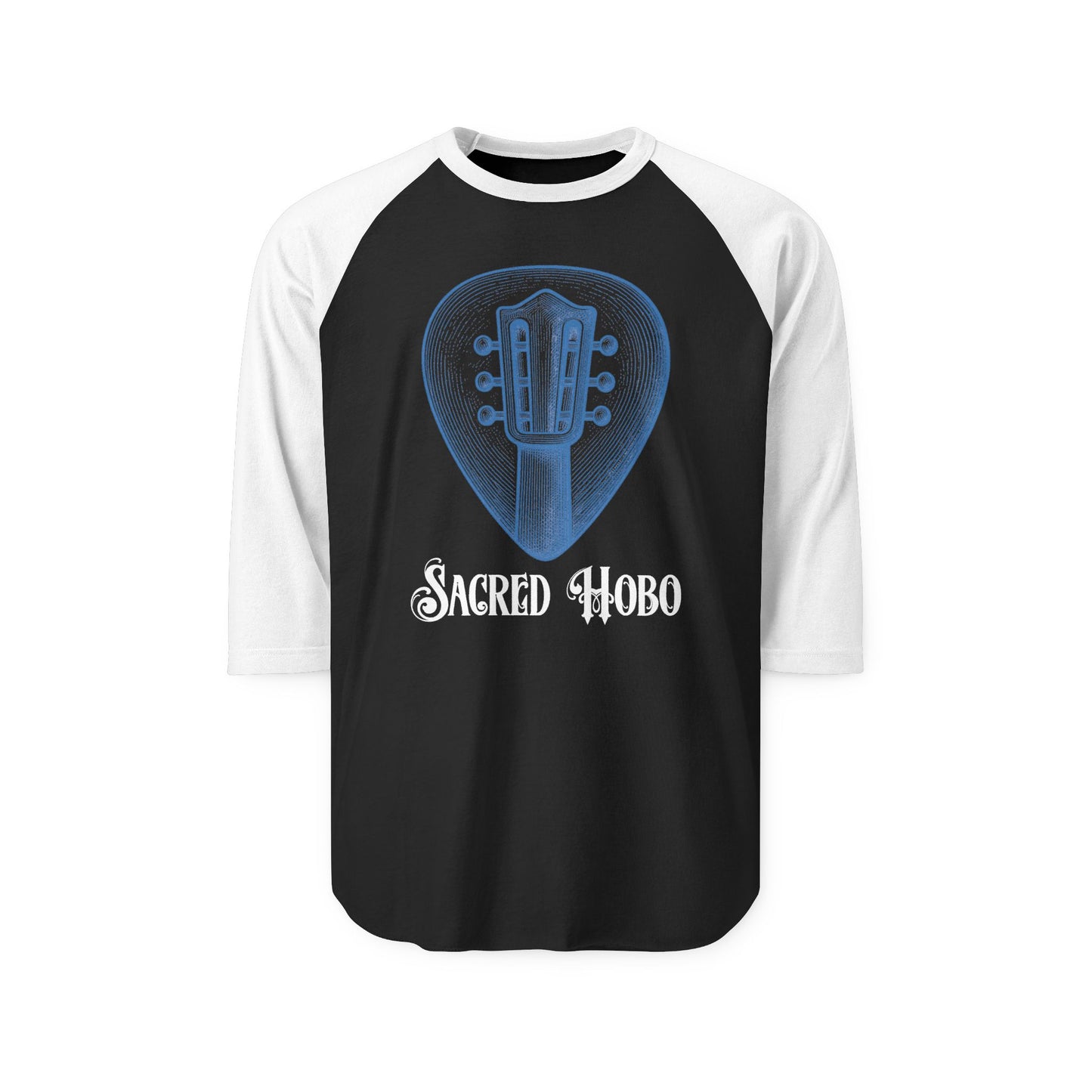 Sacred Hobo Guitar Pick Raglan Shirt