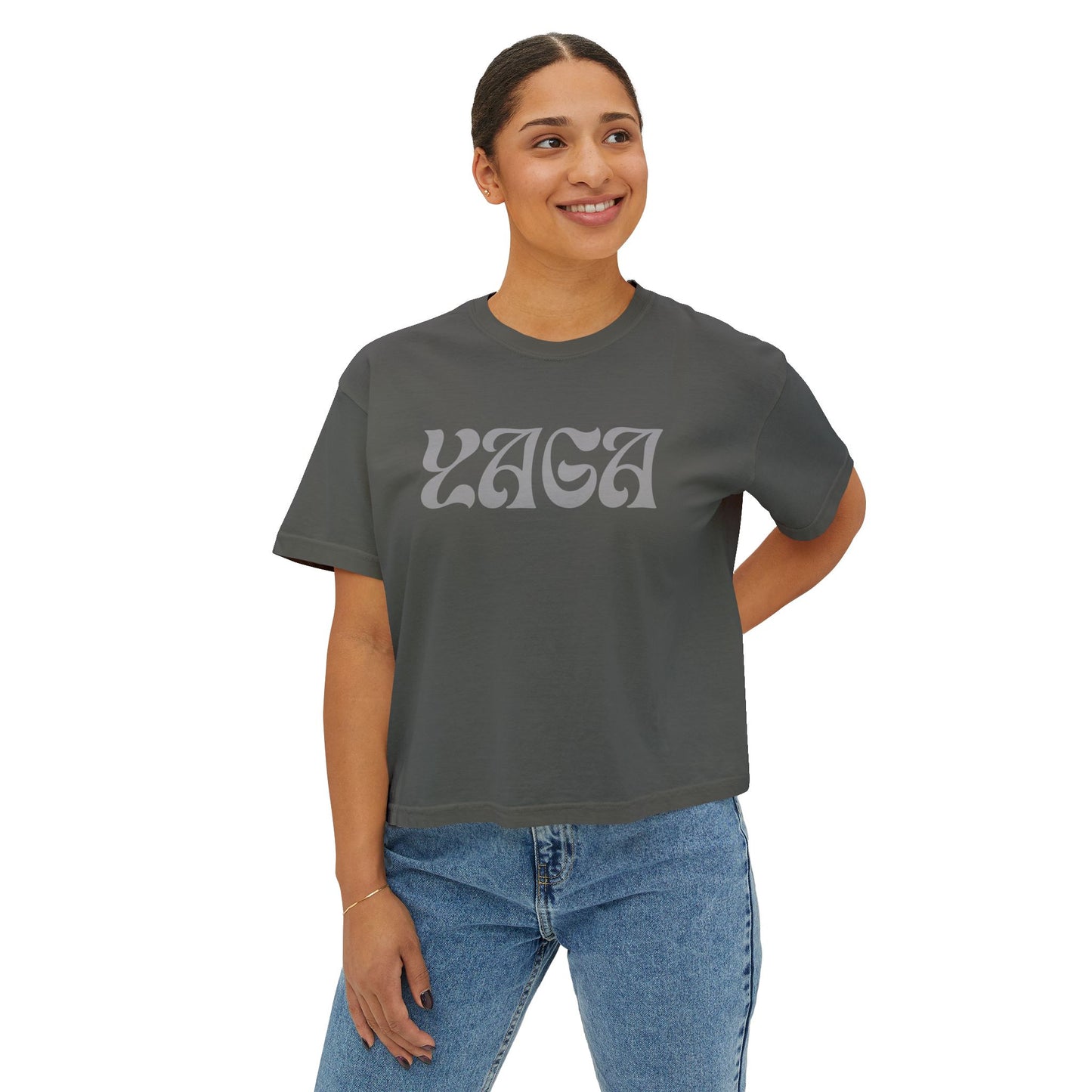 YAGA cropped tee