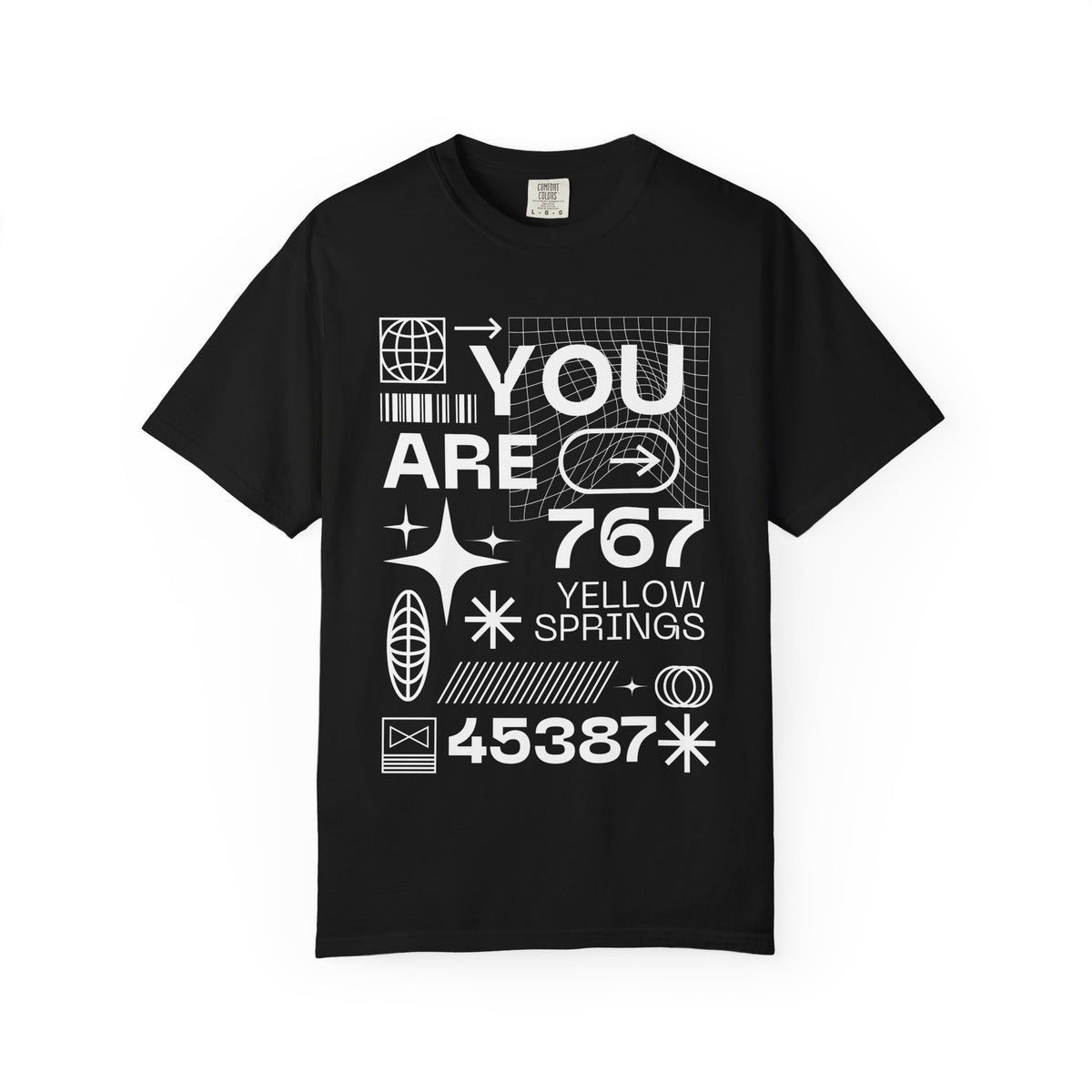 You Are Here 767 Yellow Springs Graphic T-Shirt