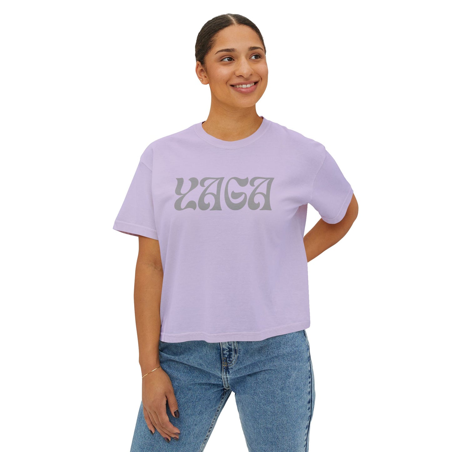 YAGA cropped tee