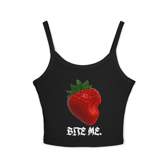 "Bite Me" Spaghetti Strap