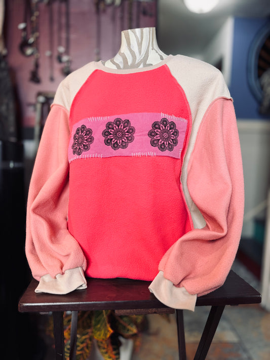 Upcycled Patchwork Sweatshirt