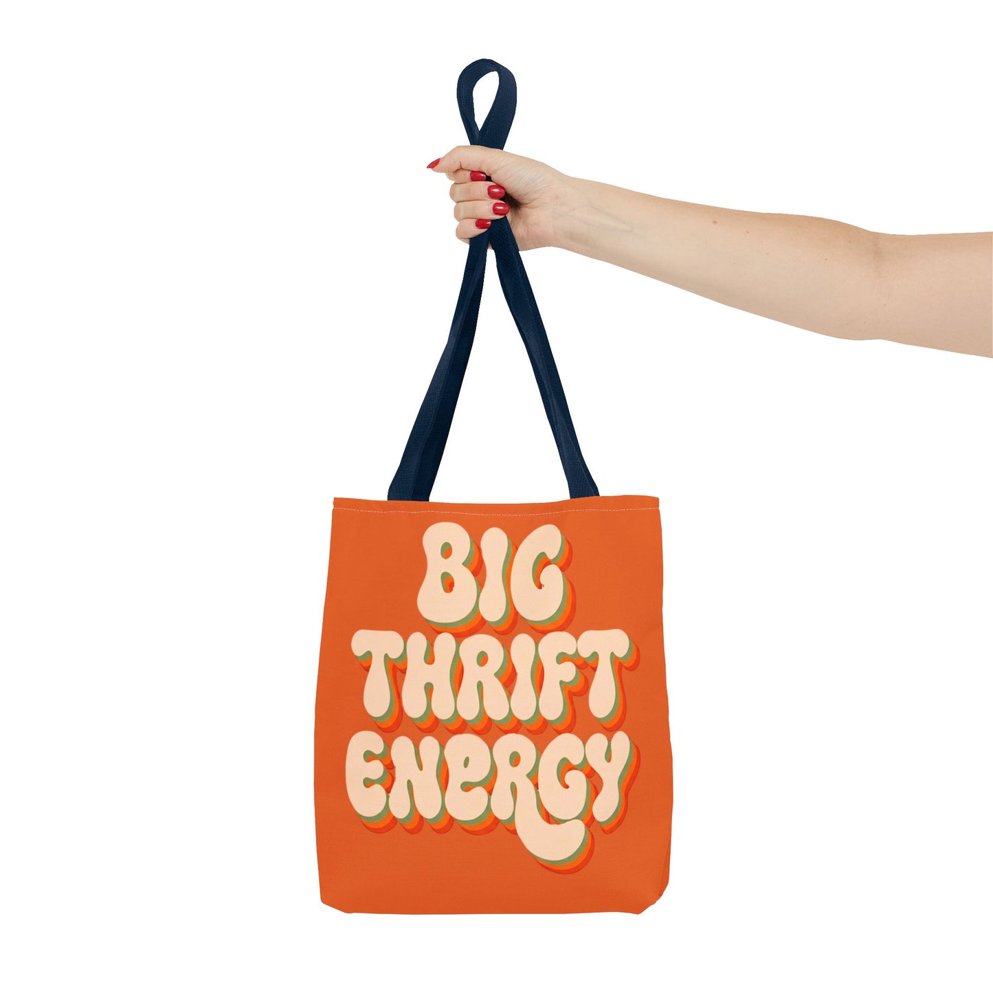 Retro "Big Thrift Energy" Tote Bag - Vintage-Inspired Reusable Shopping Tote