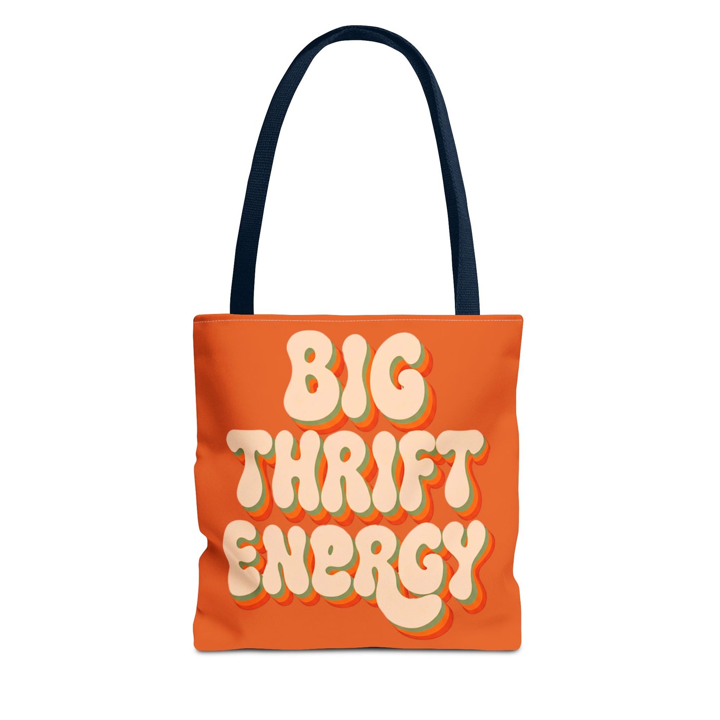 Retro "Big Thrift Energy" Tote Bag - Vintage-Inspired Reusable Shopping Tote