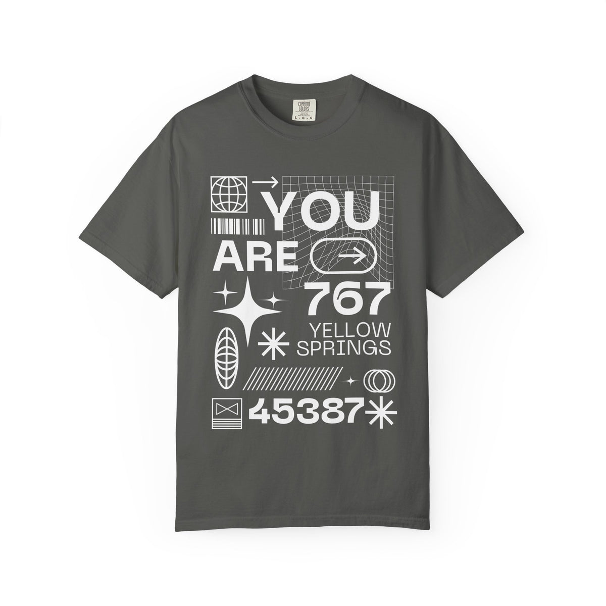 You Are Here 767 Yellow Springs Graphic T-Shirt