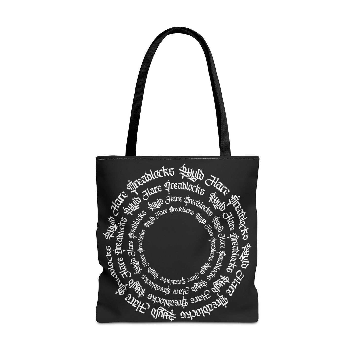 Gothic Circle Tote Bag Wyld Hare Dreadlocks, Artwork by Paul Isenberger