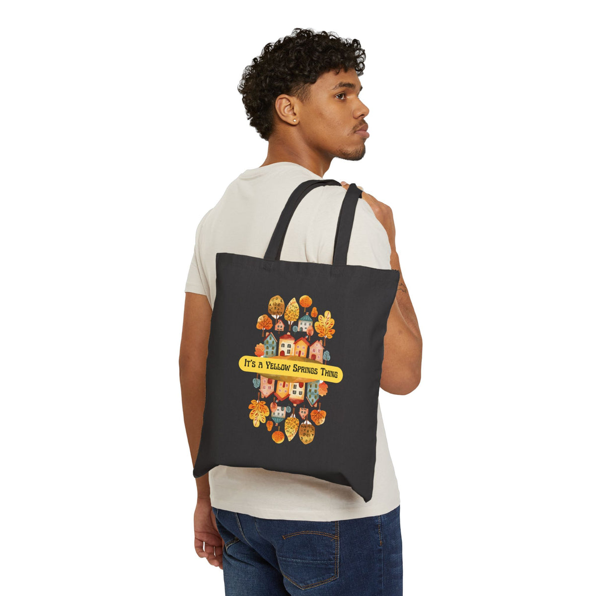 It’s a Yellow Spring Thing Floral Canvas Tote Bag