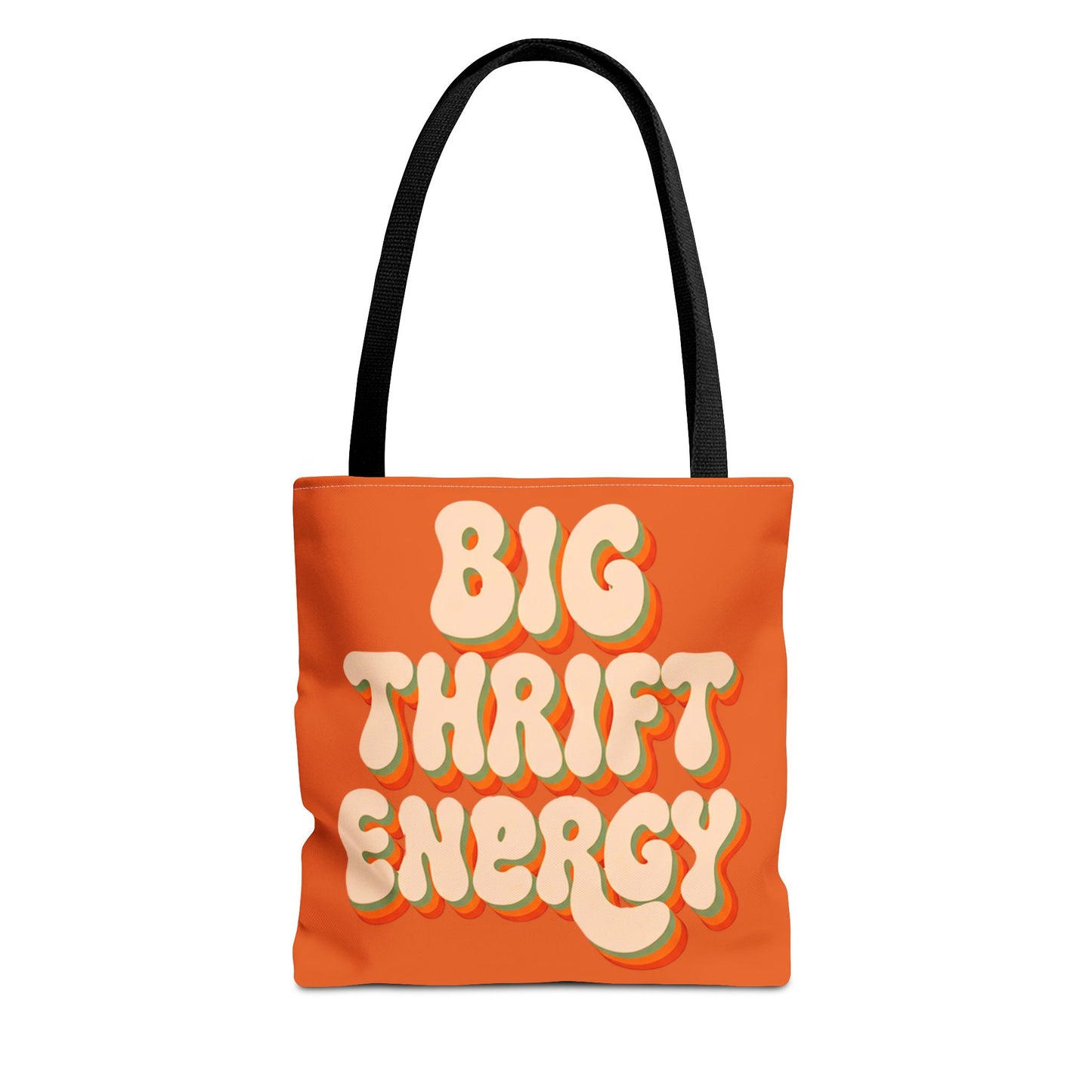 Retro "Big Thrift Energy" Tote Bag - Vintage-Inspired Reusable Shopping Tote