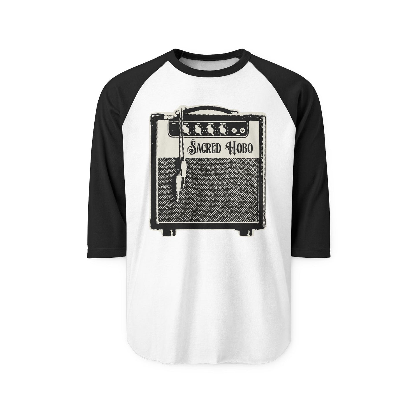 'sacred Hobo' Rock Baseball Tee