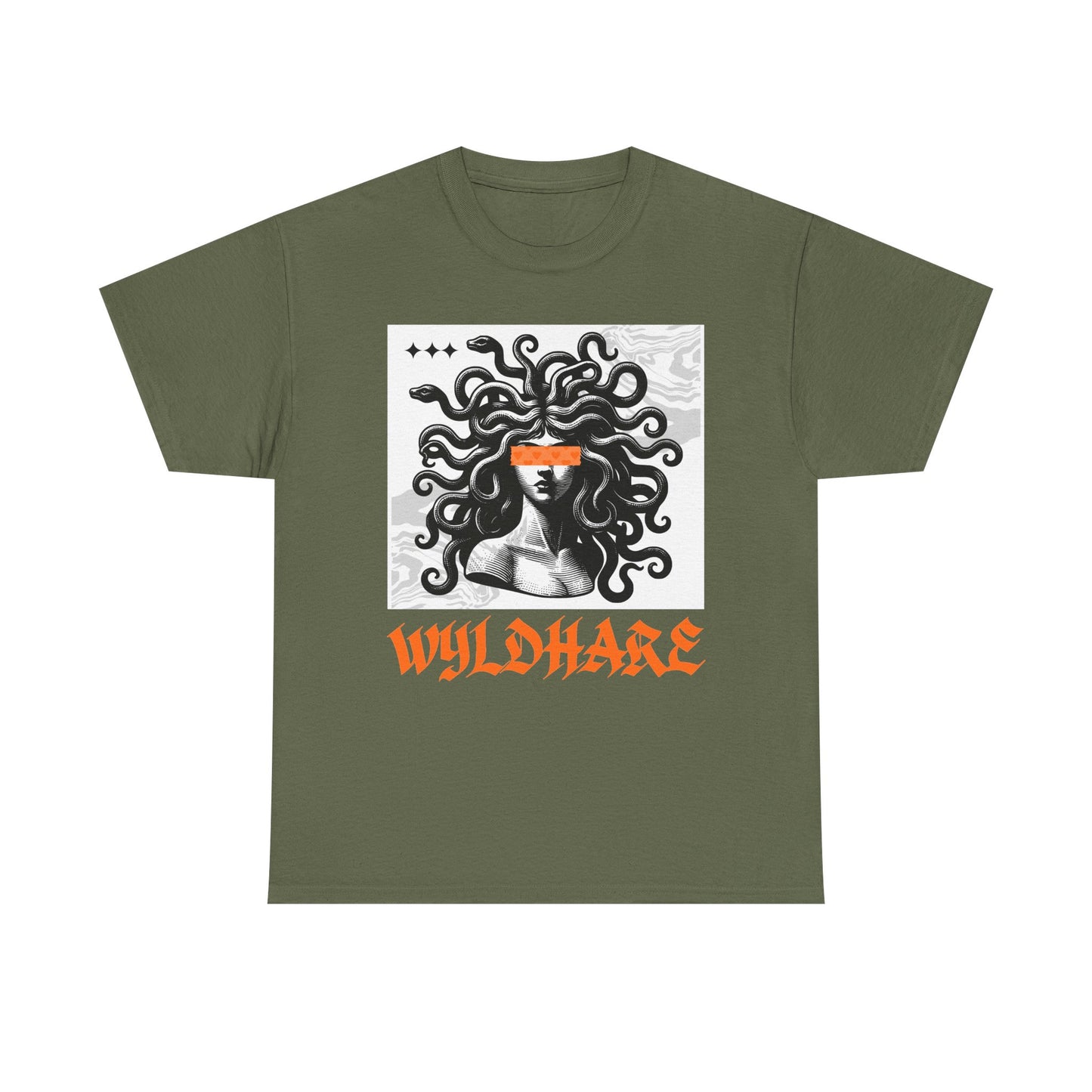 Medusa Graphic Tee — 'WYLDHARE' Streetwear Band Shirt