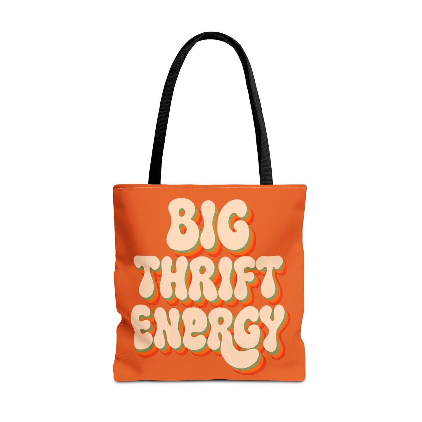 Retro "Big Thrift Energy" Tote Bag - Vintage-Inspired Reusable Shopping Tote