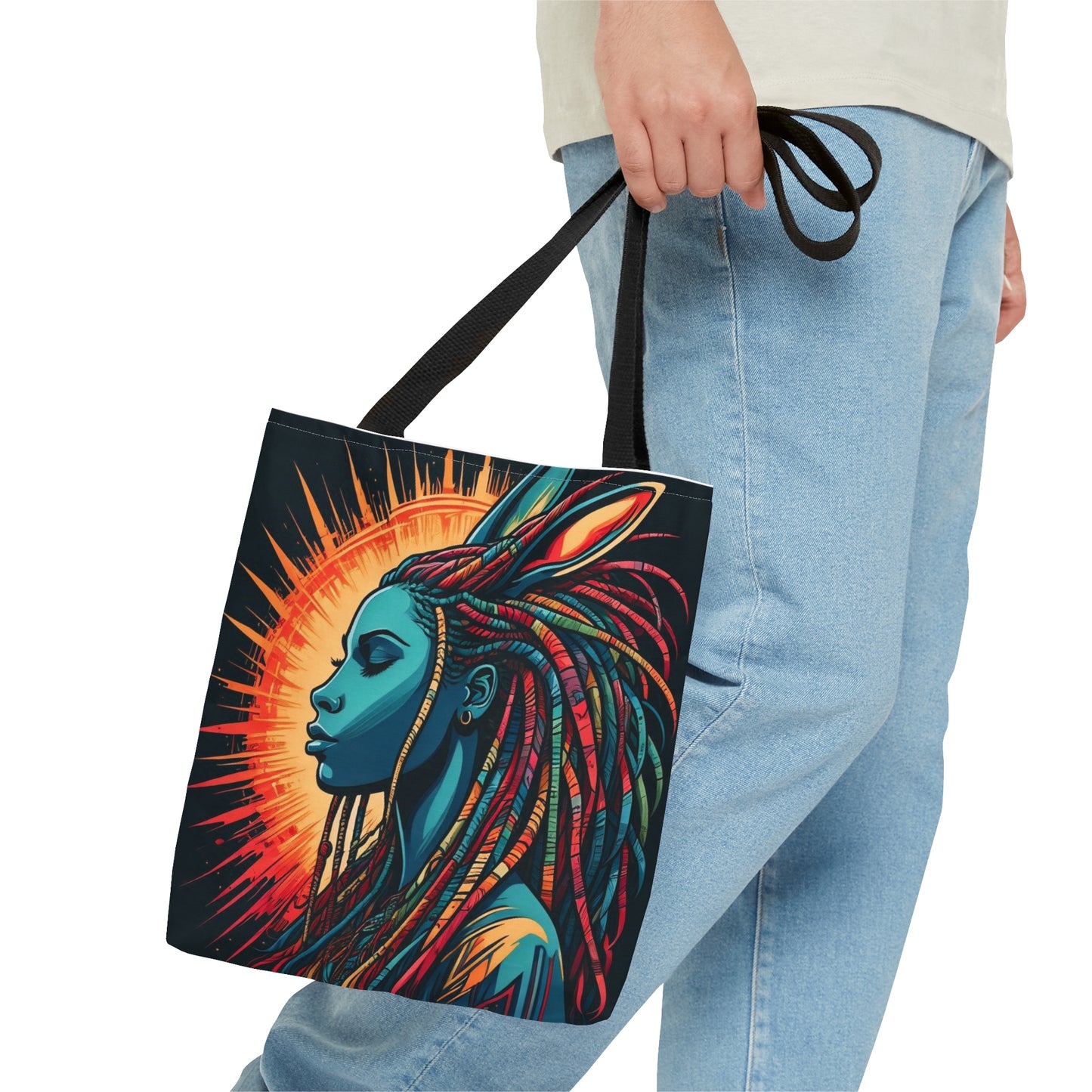 Dreadlock Rabbit Tote Bag