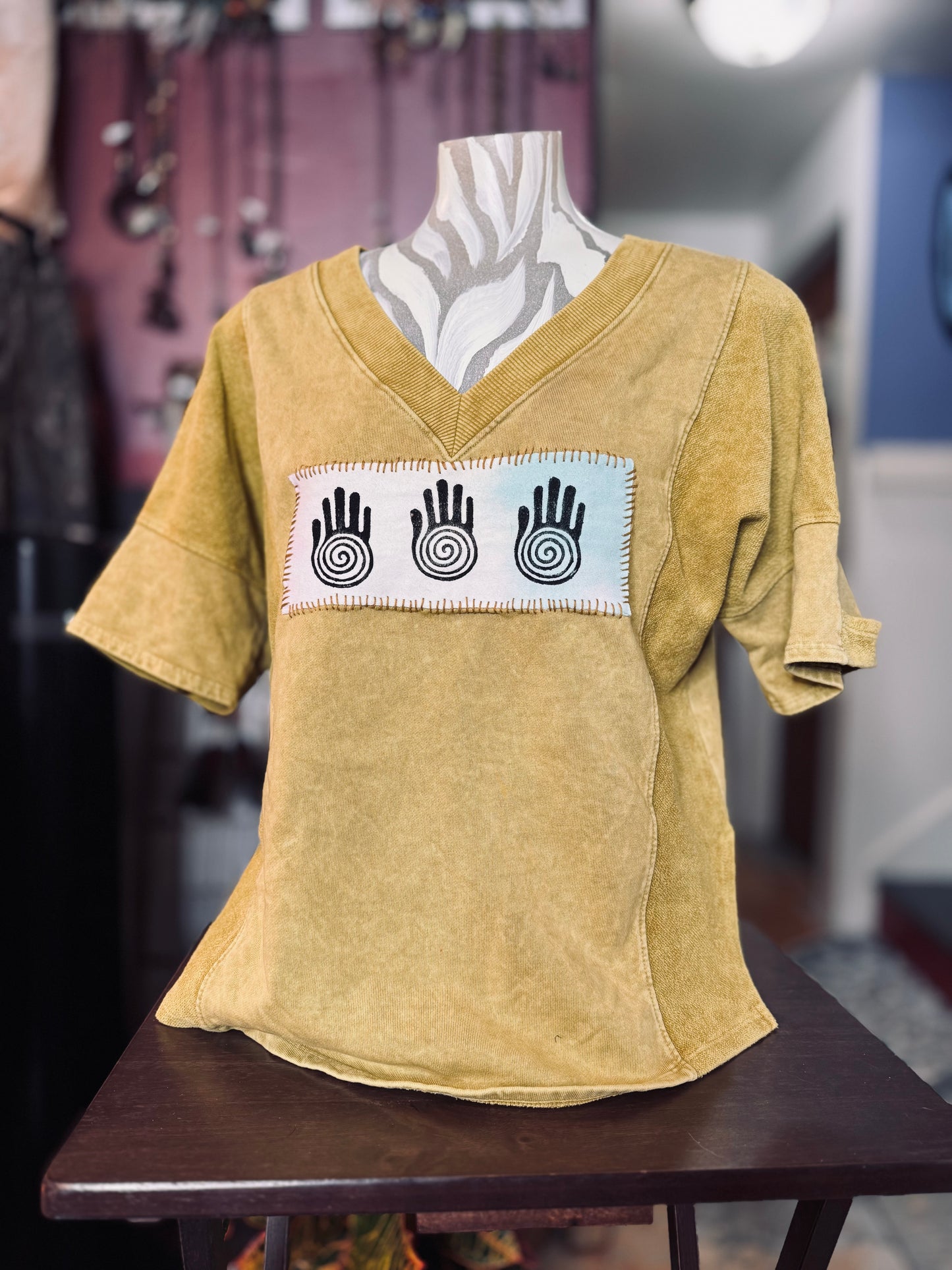 Upcycled Patchwork Shirt