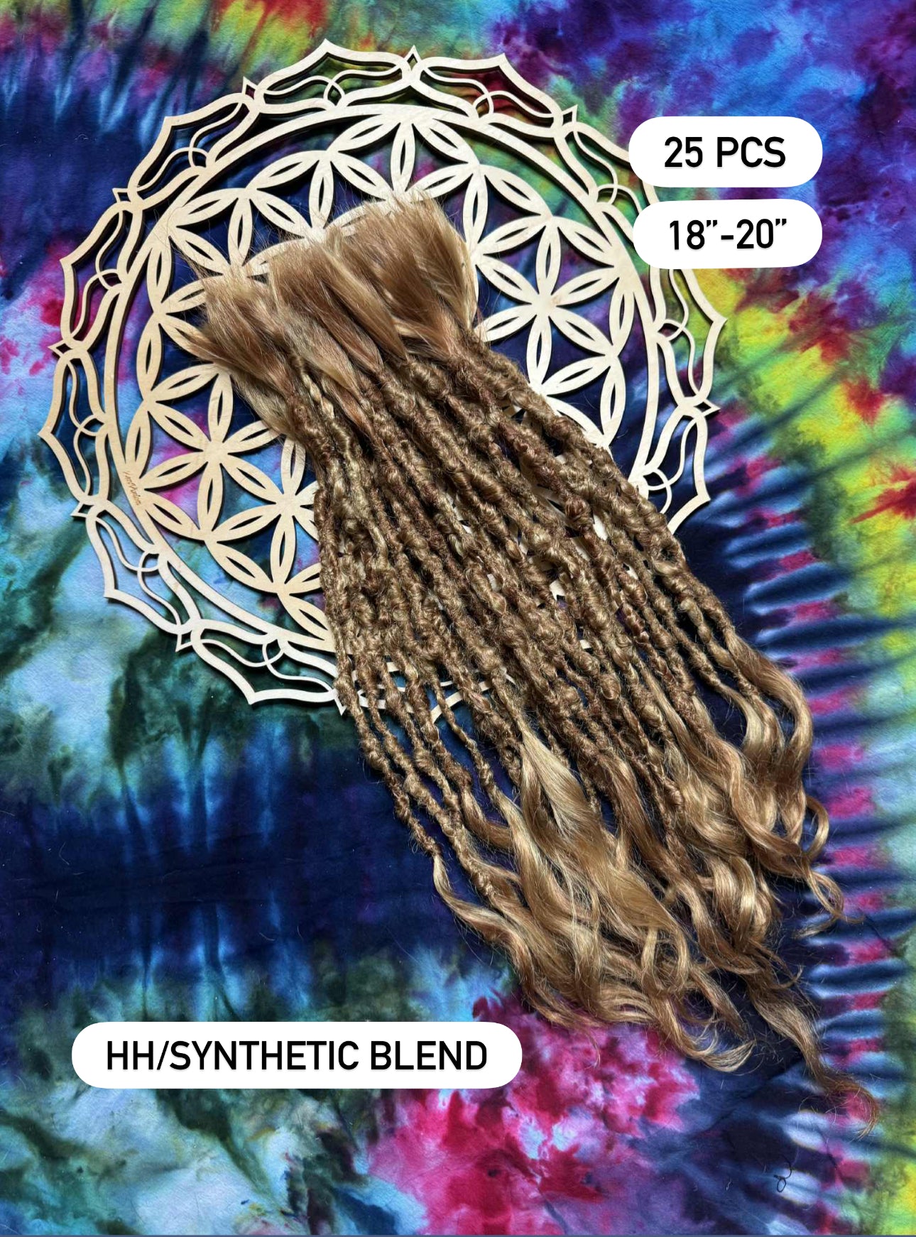 Extensions (25) - human hair/synthetic blend