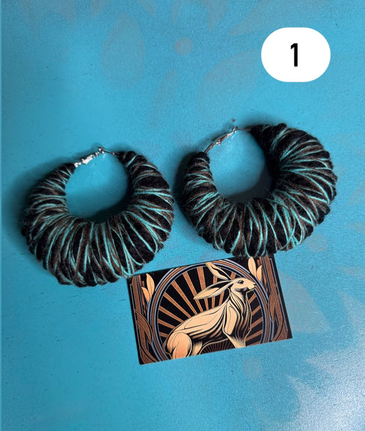 Fiber Earrings by Wyld Mama Art - Collection #2