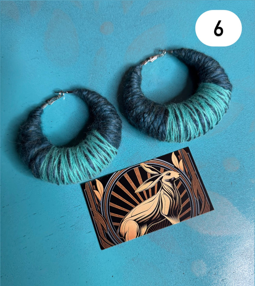 Fiber Earrings by Wyld Mama Art - Collection #2