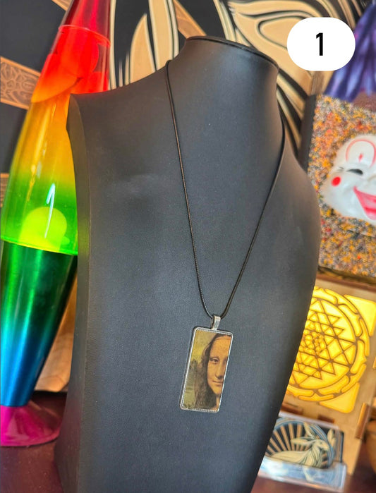 Rectangle Pendant Necklaces