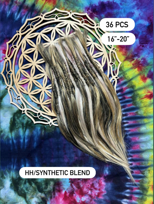 Extensions (36) - human hair/synthetic blend