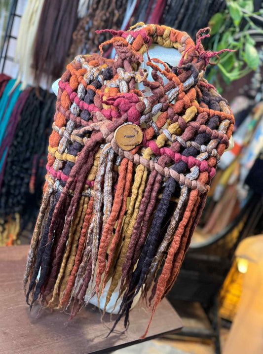 Dreadlock Scarf / Shawl Made by Coco Leeko
