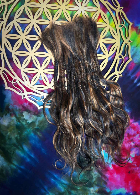 Extensions (16) - human hair/synthetic blend, weft-in luxury ends