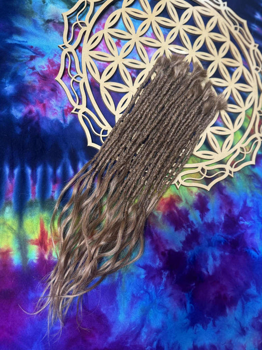 Extensions (33) - human hair (skinny, dark blonde)