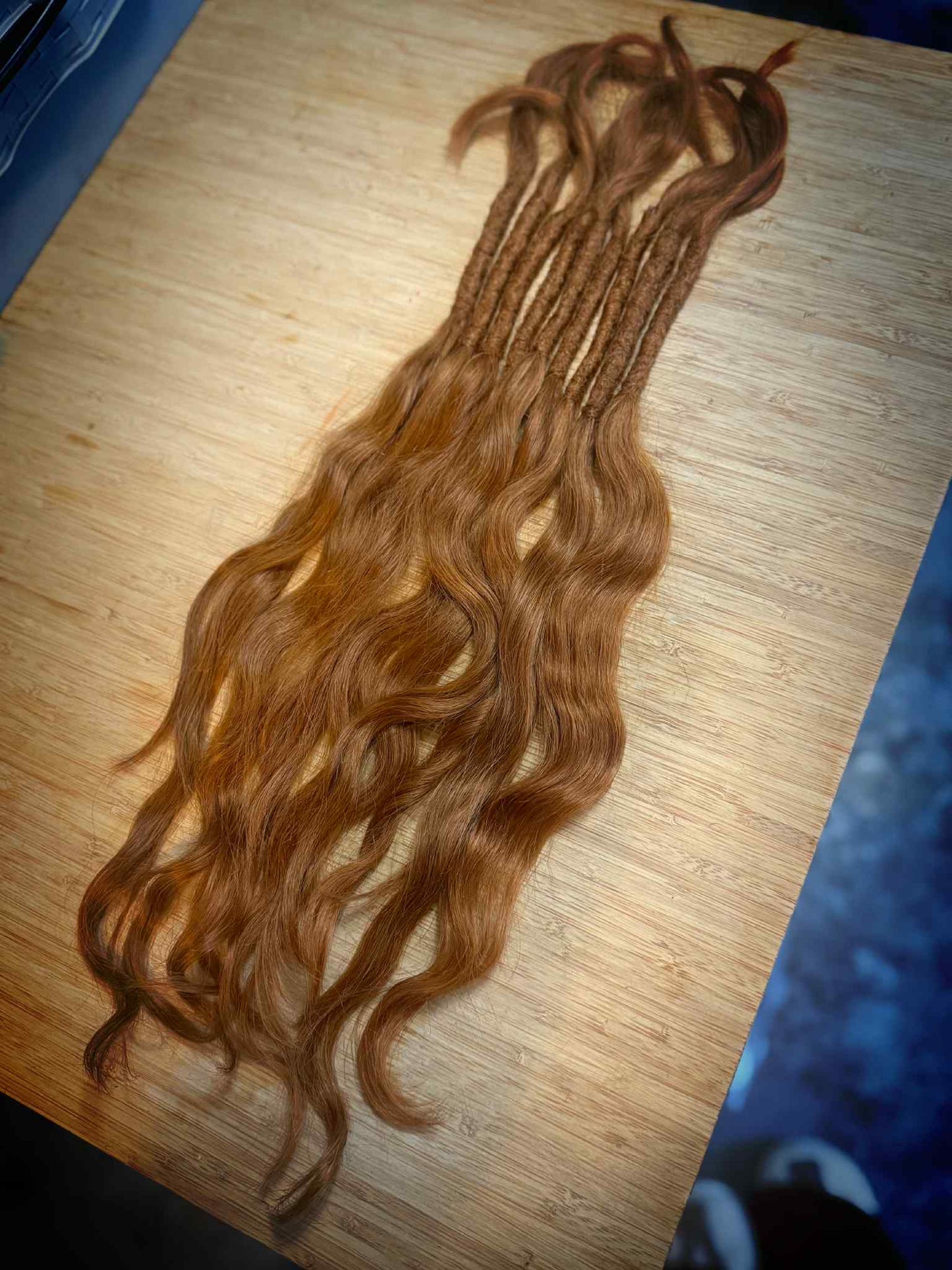 Extensions (9) - Human Hair, weft-in extra luxury ends - Auburn/copper